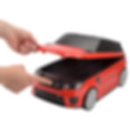 Thumbnail: KIDS RED RIDE ON TOY CAR & SUITCASE - RANGE ROVER SPORT SVR CONVERTIBLE
