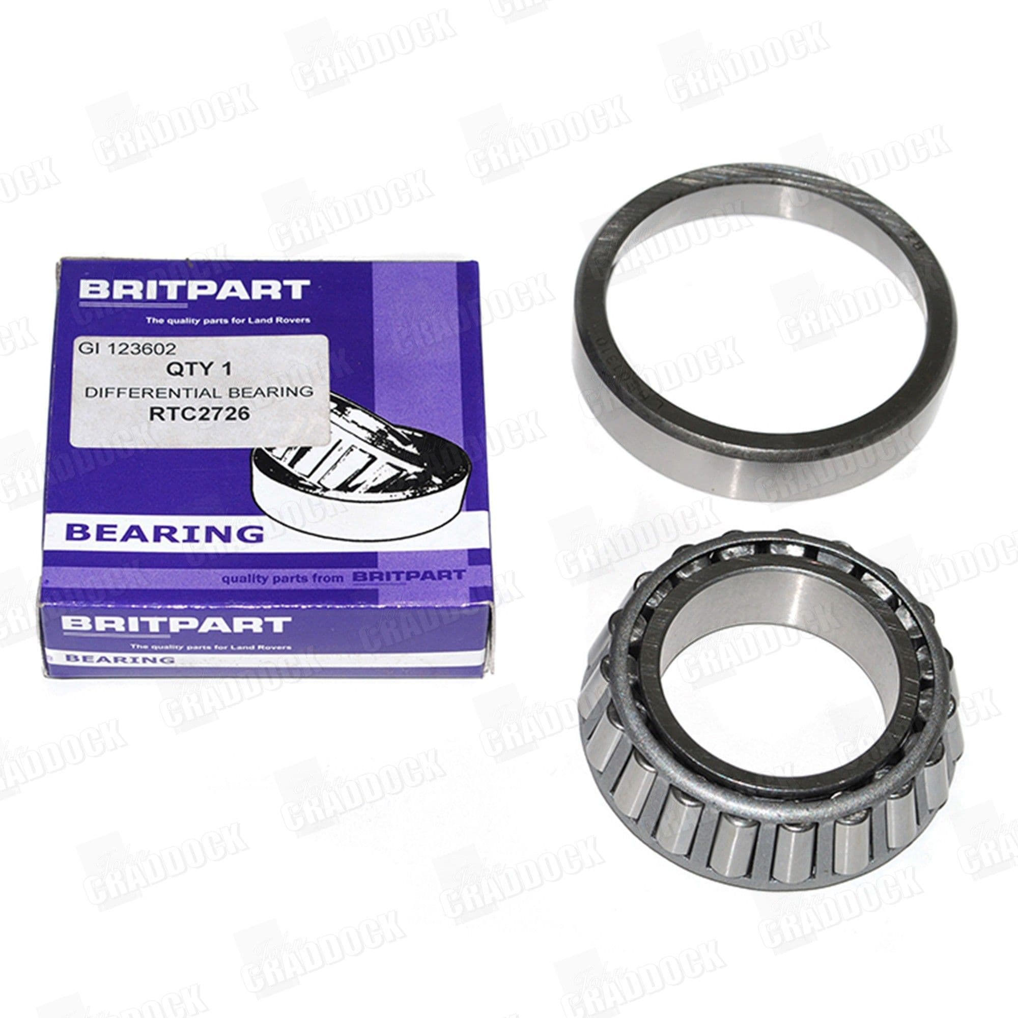 DISCOVERY 1 DIFF CARRIER TAPER ROLLER BEARING RTC2726