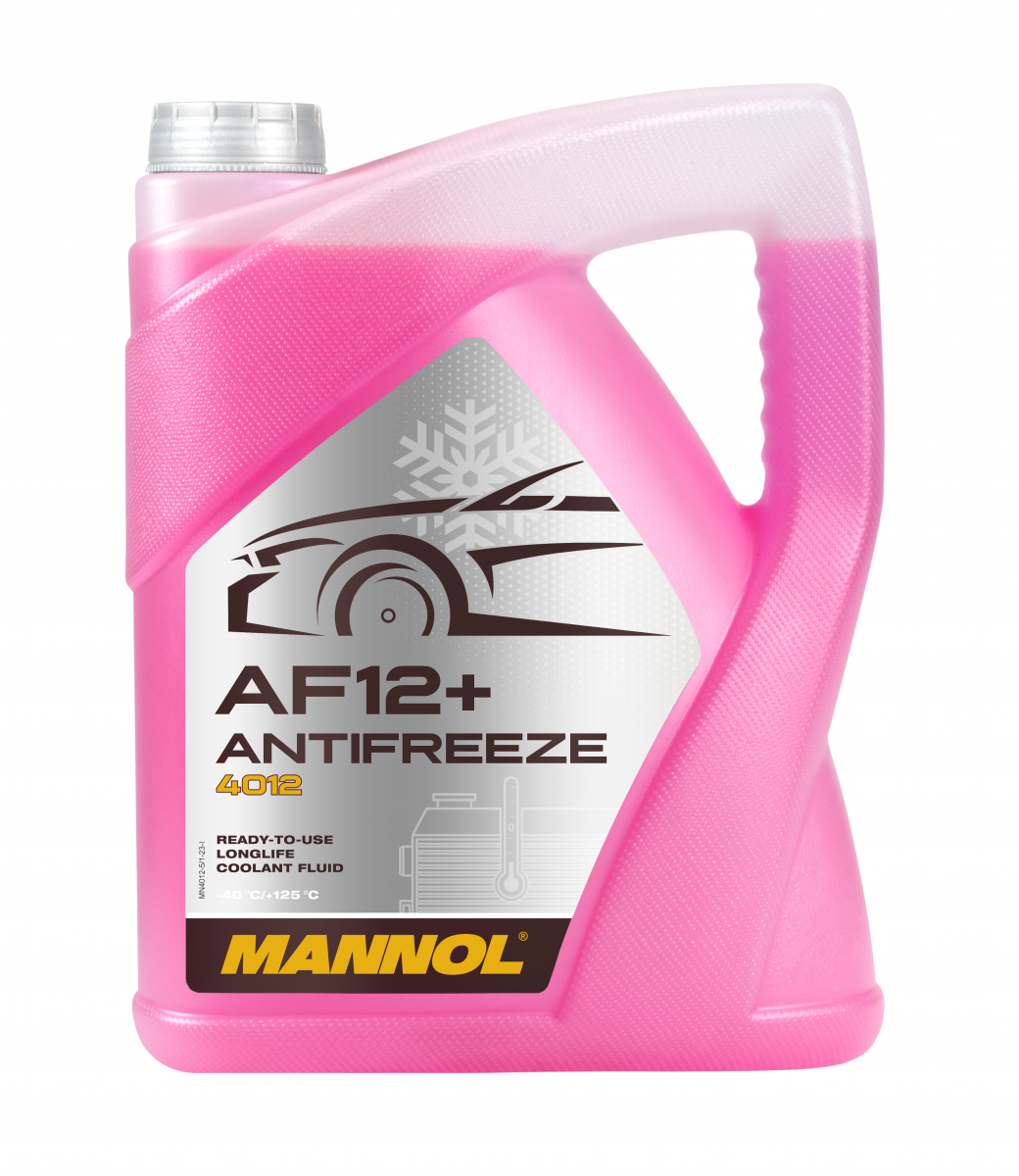 MANNOL Antifreeze AF12+ (-40 °C) Longlife 4012 5L