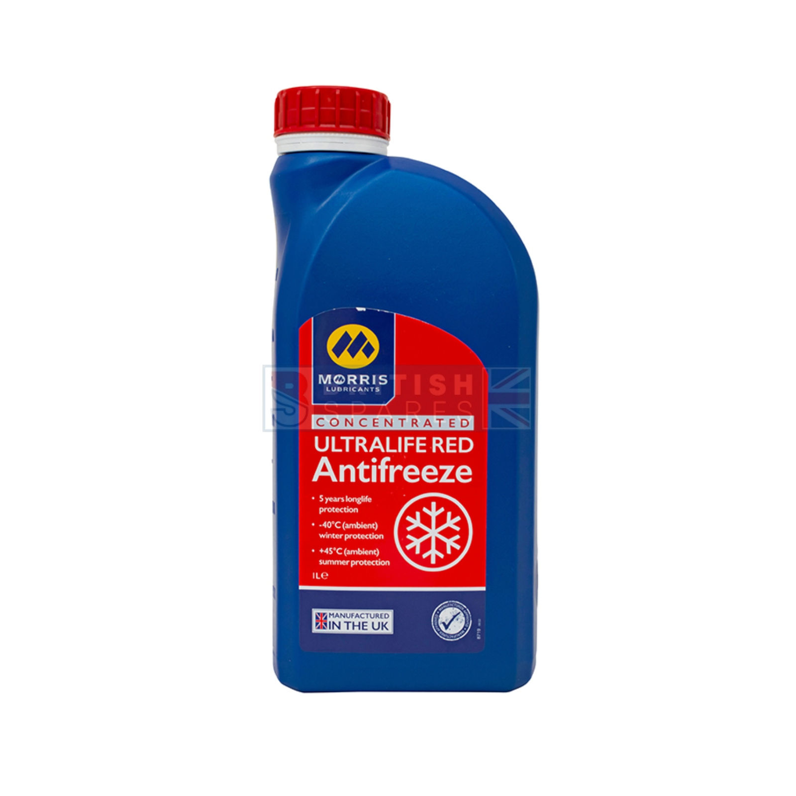 Morris Concentrated Ultra Life Red Anti-Freeze 1 Litre