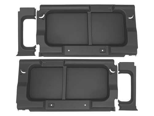 DEFENDER 110 1987-2007 DARK GREY REAR WINDOW SURROUNDS WITHOUT CUT OUTS ...