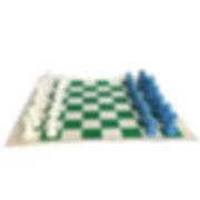 Paquete de Ajedrez Piezas 3.5" Ultimate Ligeras y Tablero de Vinil