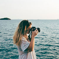 海での写真撮影