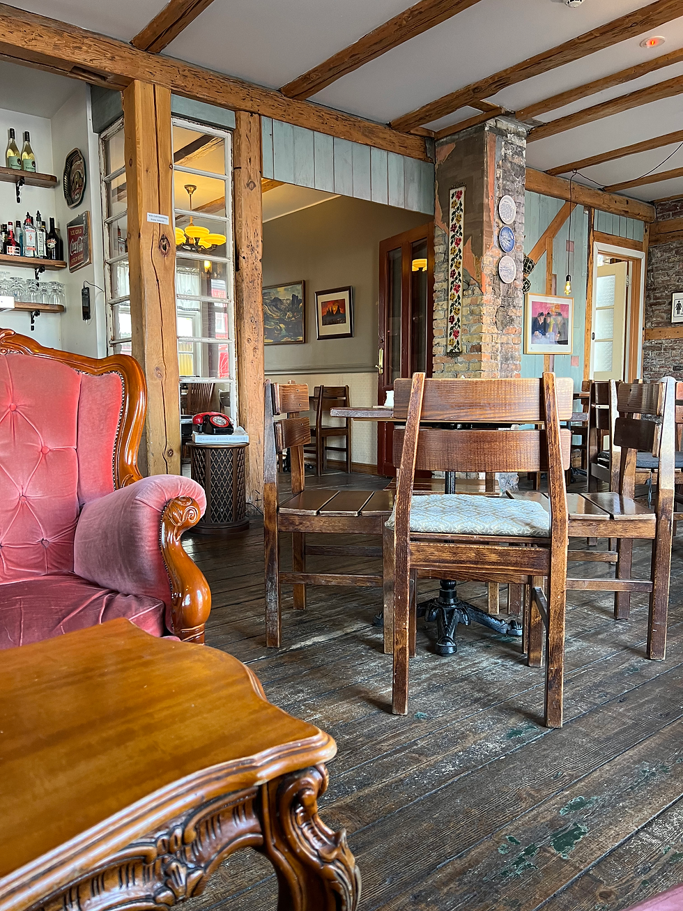 Sitting area at Cafe Rosenberg