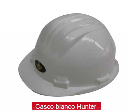 casco blanco hunter