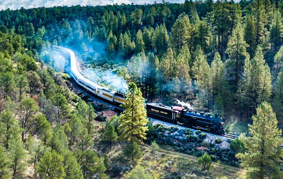 Grand Canyon Railroad steam train