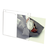 Porta Hojas de Acrílico Transparente Tamaño Carta Horizontal Para Pared — miniatura 2