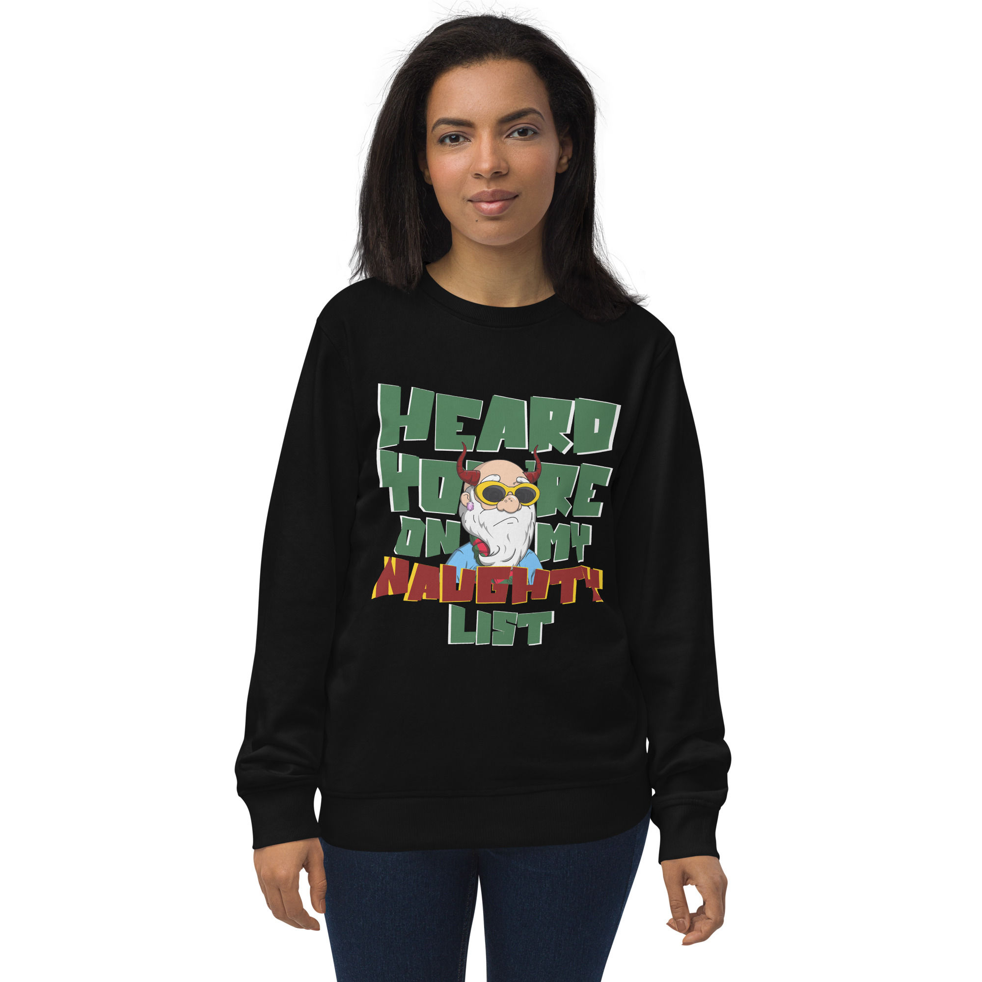 Bad Santa Unisex organic sweatshirt
