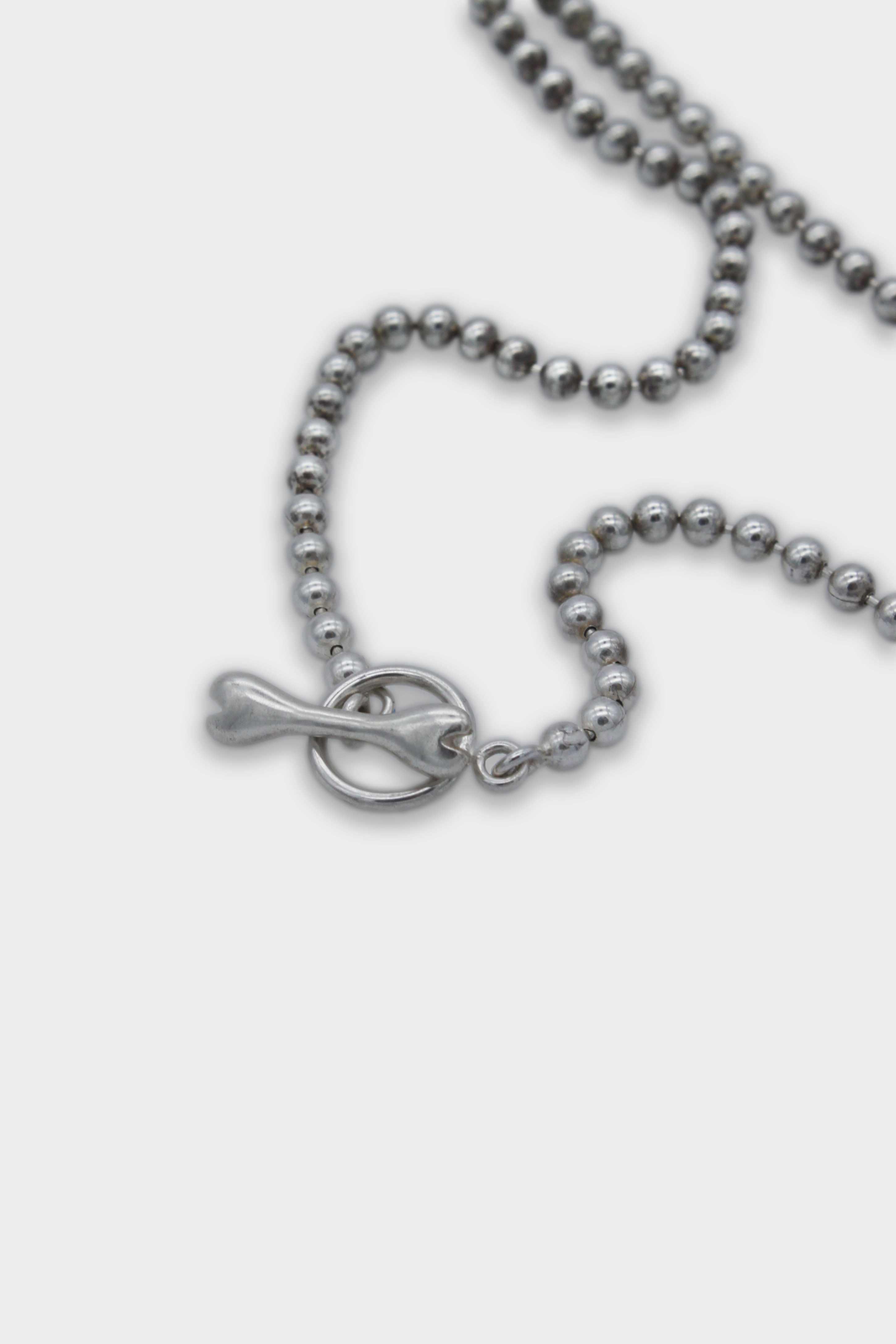 silver ball chain necklace
