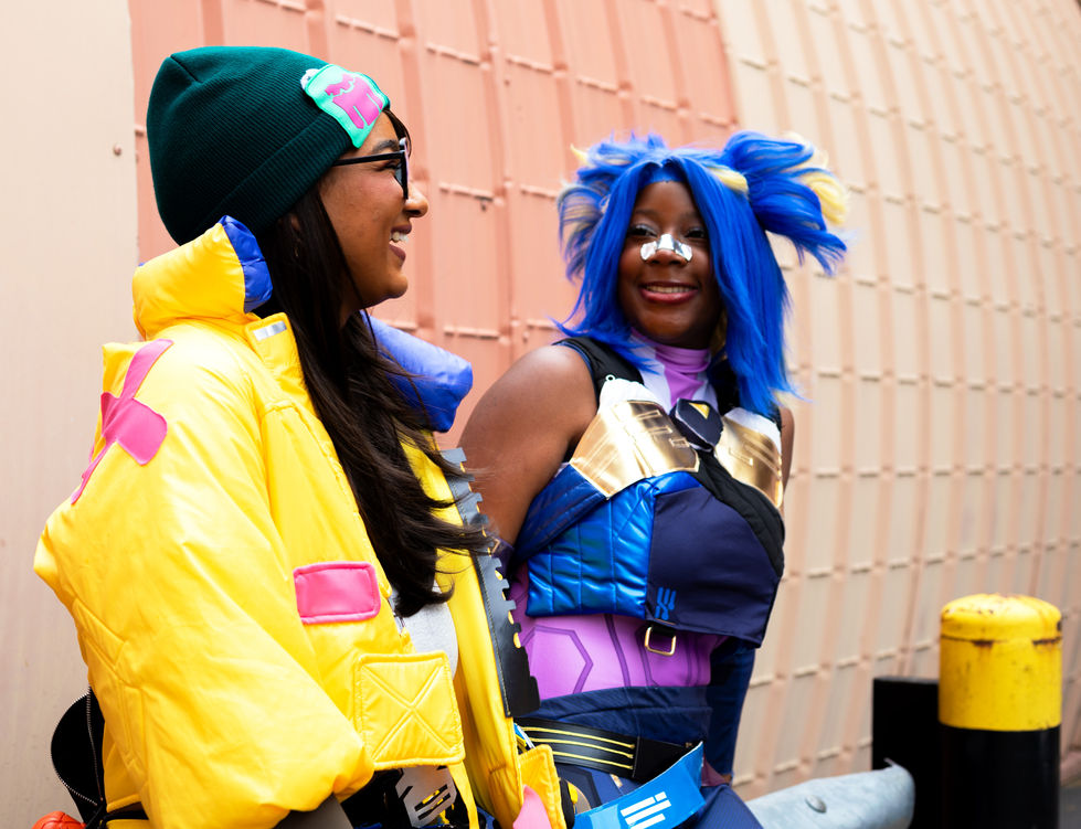 Shooting Cosplay Duo Killjoy Neon Japan Expo 2024