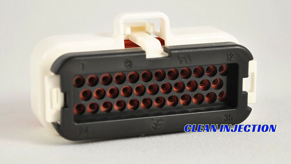 Thumbnail: ms3pro EVO Gen 1 white gray AMPSEAL Connectors ECU 35 pin plug efi ms3-pro