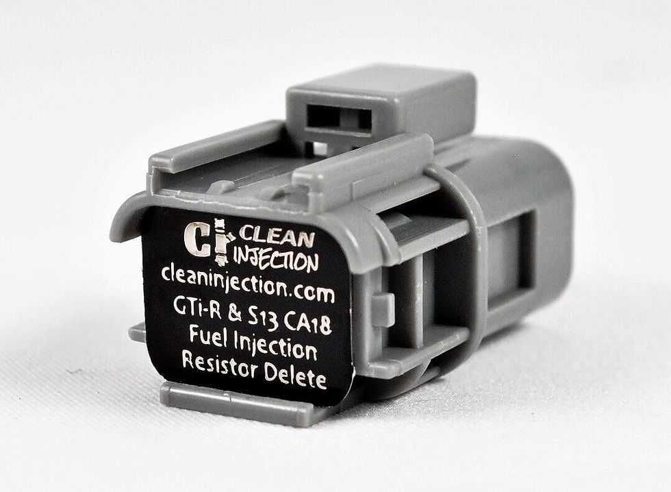 Thumbnail: ca18det pulsar bosch fuel injector set with resistor plug bypass. 