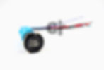 black with blue led 19mm latching fuel pump billet button with pigtail connector
