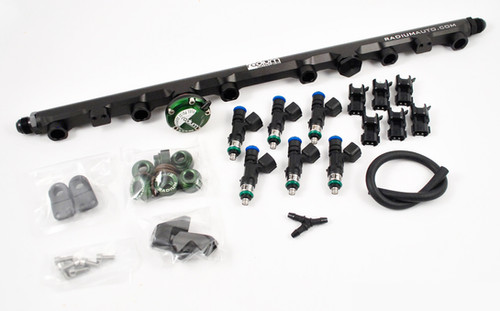 Toyota Supra 2jz 2jzgte Radium top-feed rail Bosch ev14 1000cc