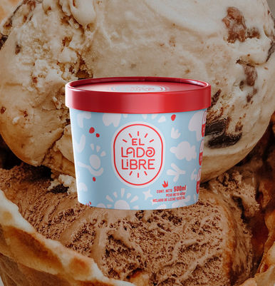 Vegan ice cream 3D