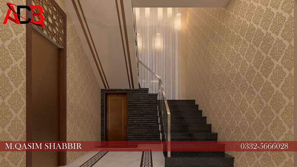 Classical Stair Hall View 1