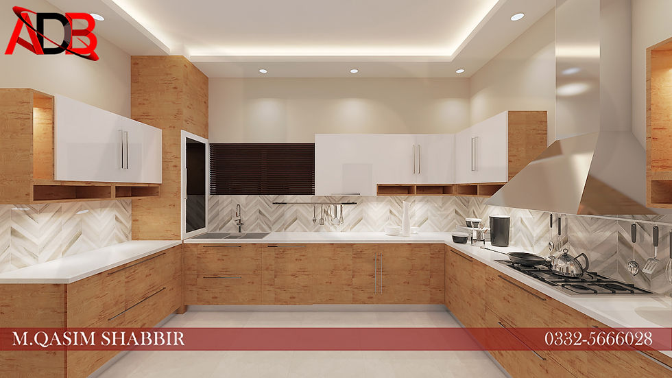 Modern Kitchen View 2
