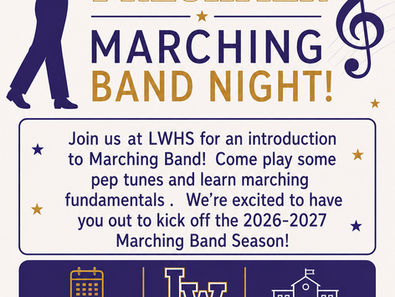 Incoming Freshmen Marching Band Night!