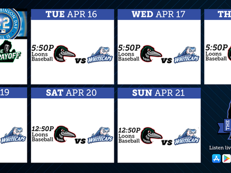 This Week on The Mitt: April 15th - April 21st