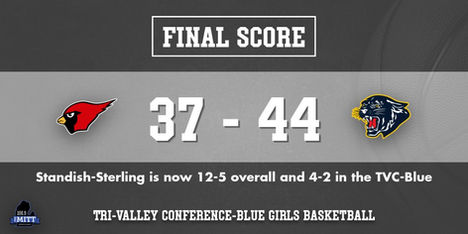 Standish-Sterling Slips Past Millington 44-37