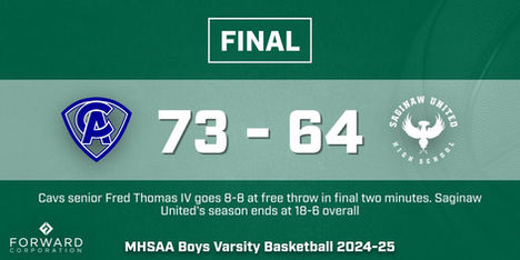 Carman-Ainsworth Hold Off Saginaw United, Win District Title