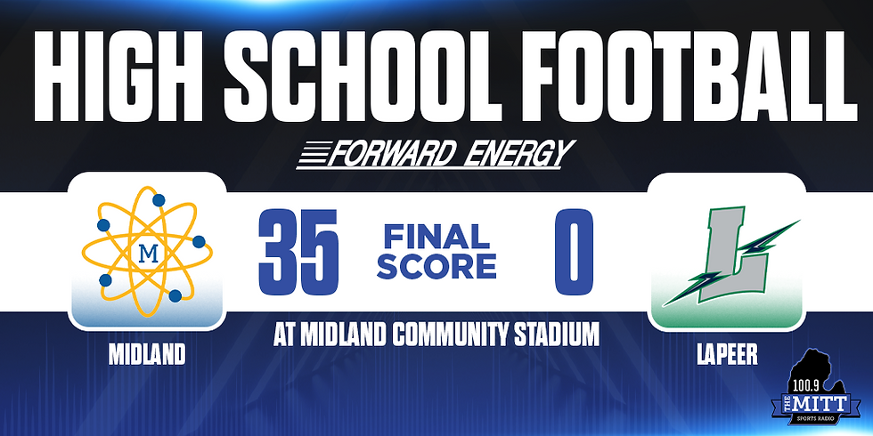 Midland 35, Lapeer 0 - HSFB October 9th, 2026