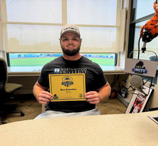 Max Stoecker is the Scholar Athlete of the Month