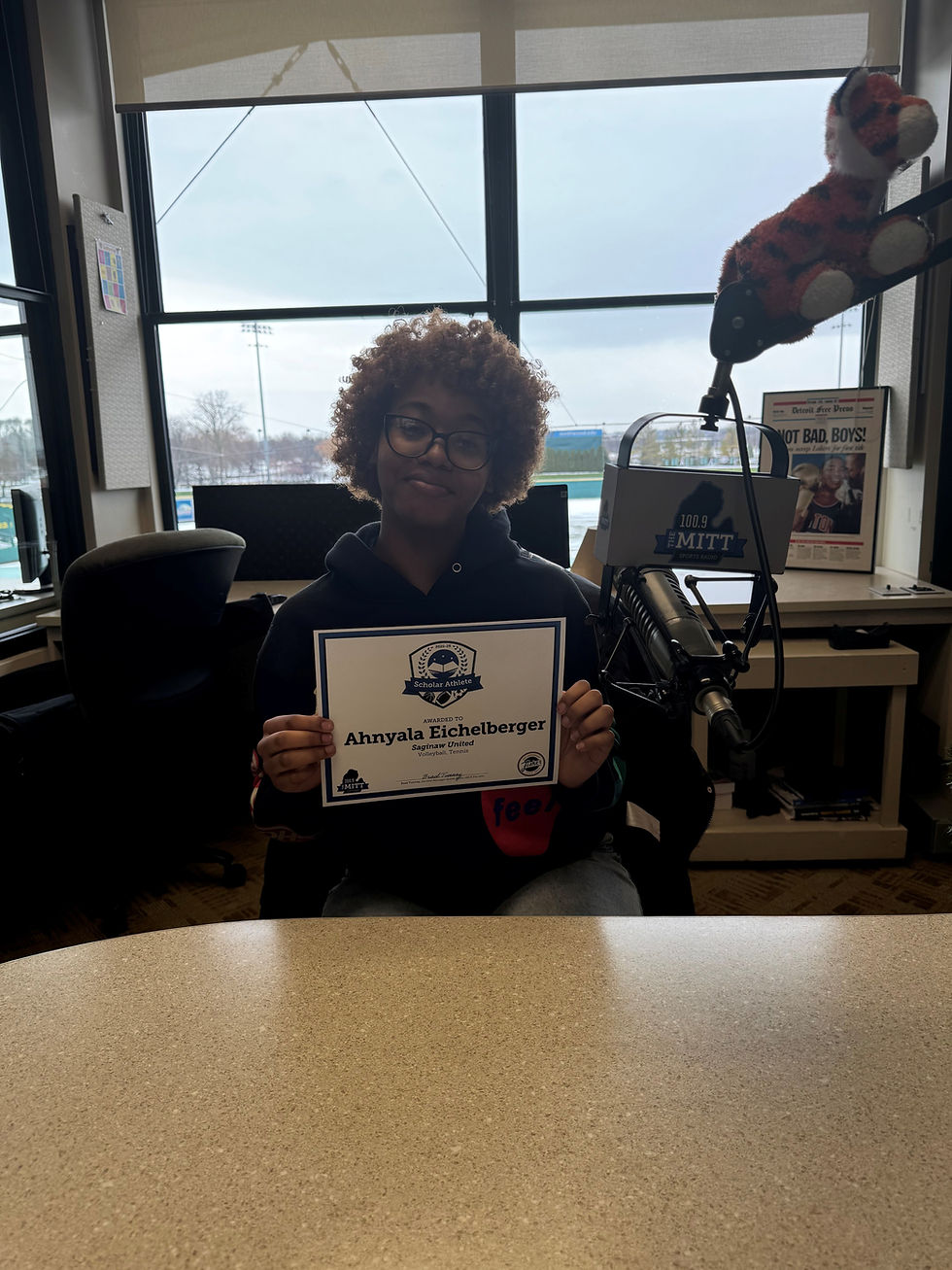 Ahnyala Eichelberger is the Scholar Athlete of the Month