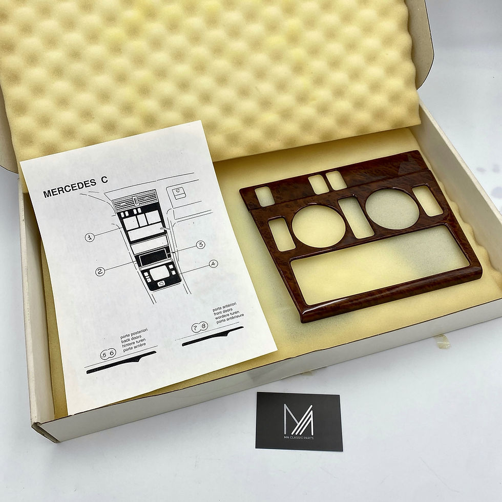 Mercedes-Benz W202 Wurzelholz Set (2) NEU burlwood rootwood holz furnier AMG Brabus lorinser Tuning Not new s202 c-klasse