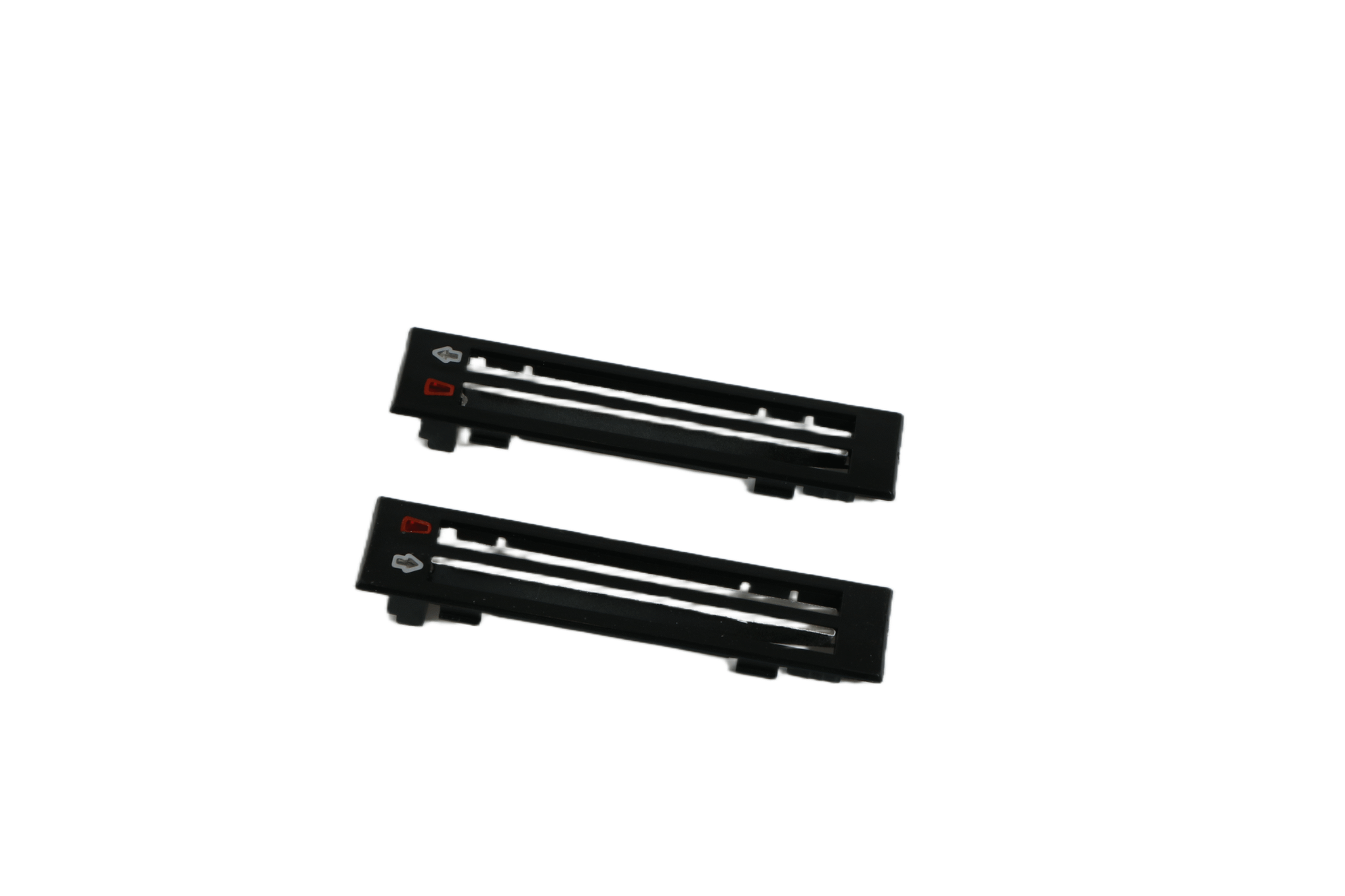 Mercedes W107 SLC Heizungsregler Abdeckung 2er-Set A1078350521 / A1078350621