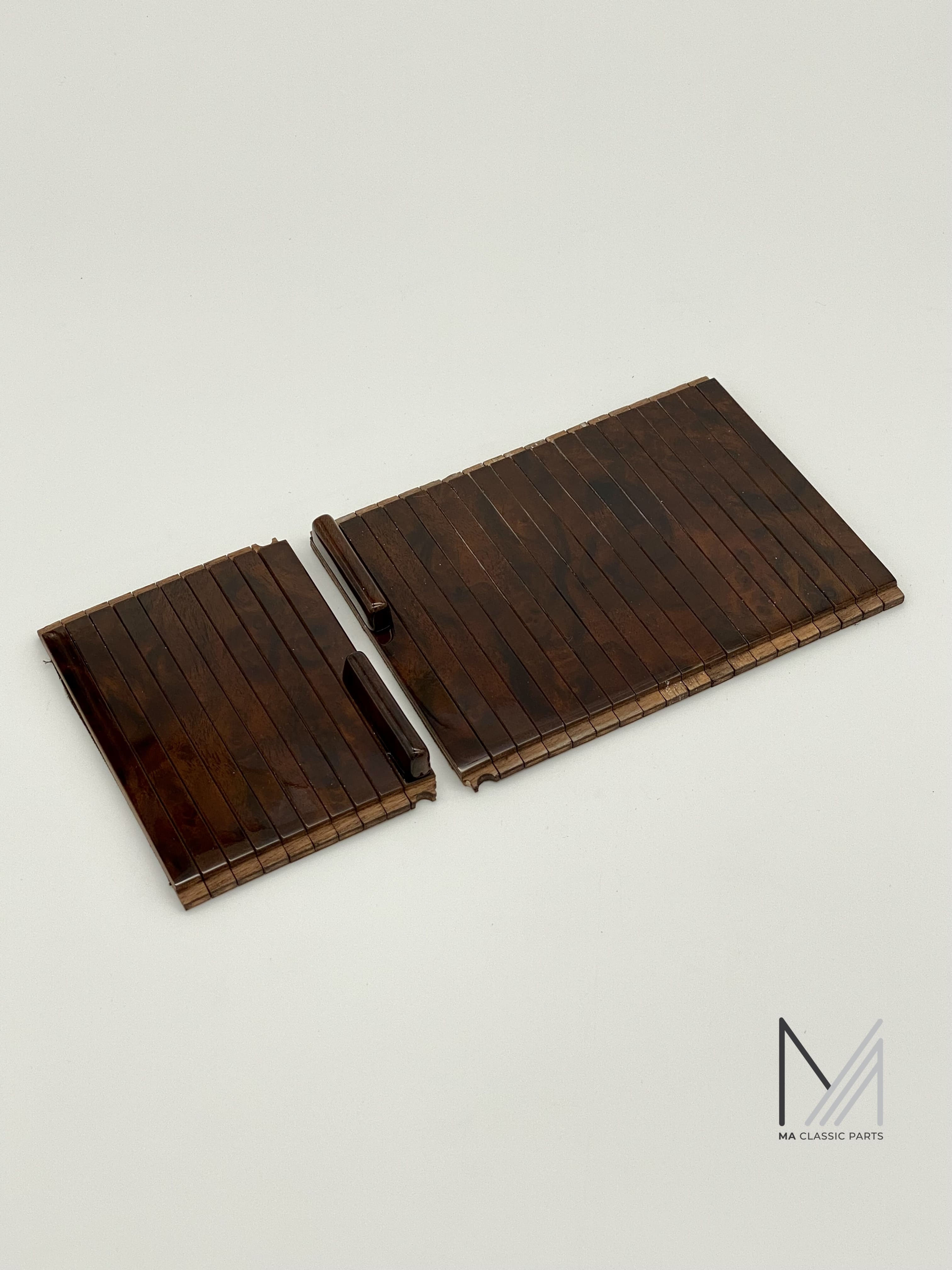 Wurzelholz Rollobox Jalousie für Mercedes Benz R129 1. Serie NEU new burl wood rootwood