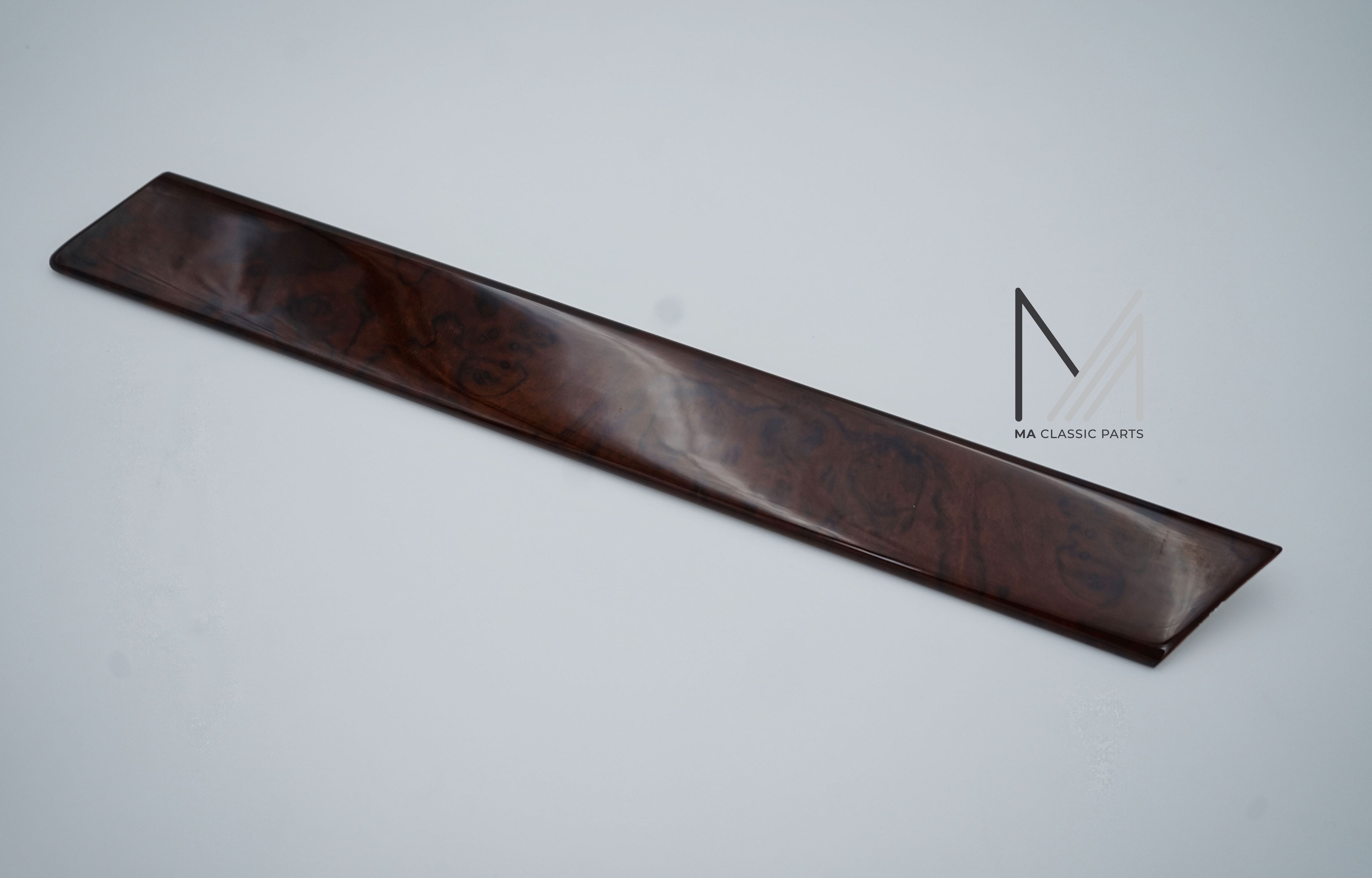 Mercedes Benz W124 CE Türleiste Wurzelholz VL m. ESV NOS new old stock neu door moldings strips wood burl wood rootwood