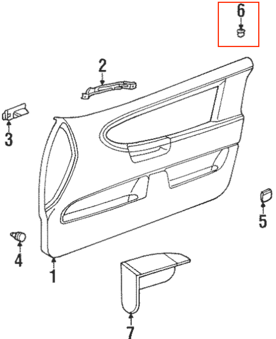 BMW E36 Z3 Türschloss Stift Knopf Gummitülle Zierleiste Blende Buchse Set Schwar - 51418144139