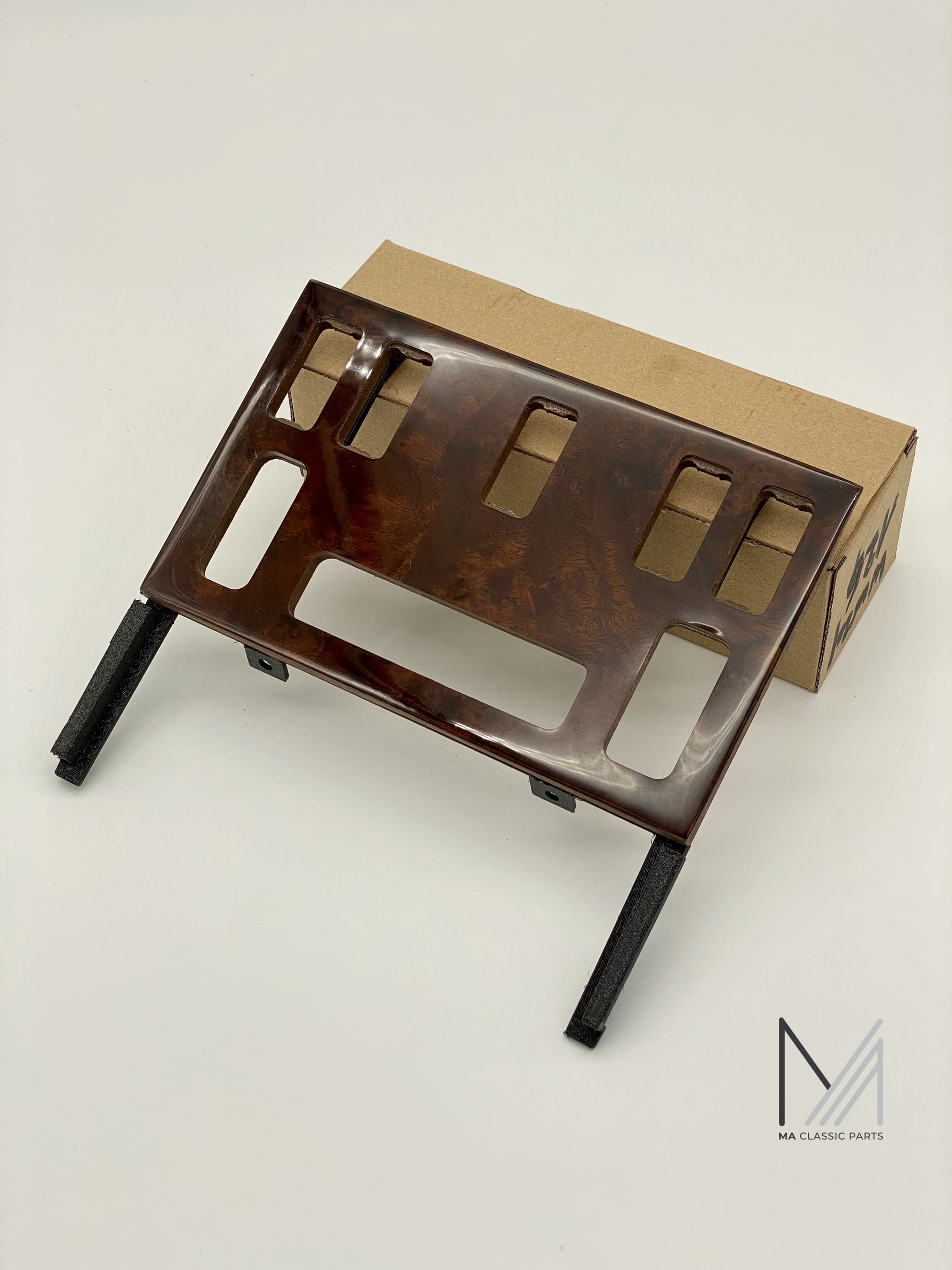 Wurzelholz Klimabedienteil für Mercedes Benz W126 Klimaautomatik NEU new climate control panel