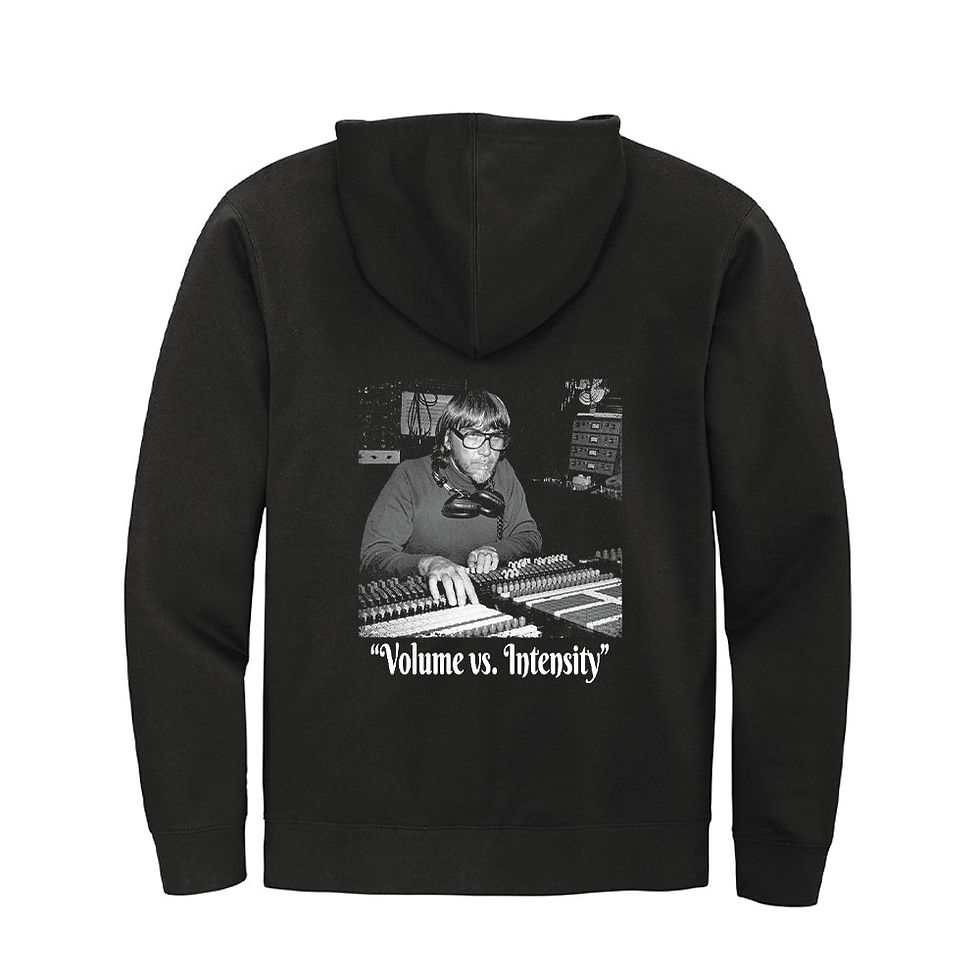 Thumbnail: Unisex Hoodie: TD logo front/TD image & phrase on back