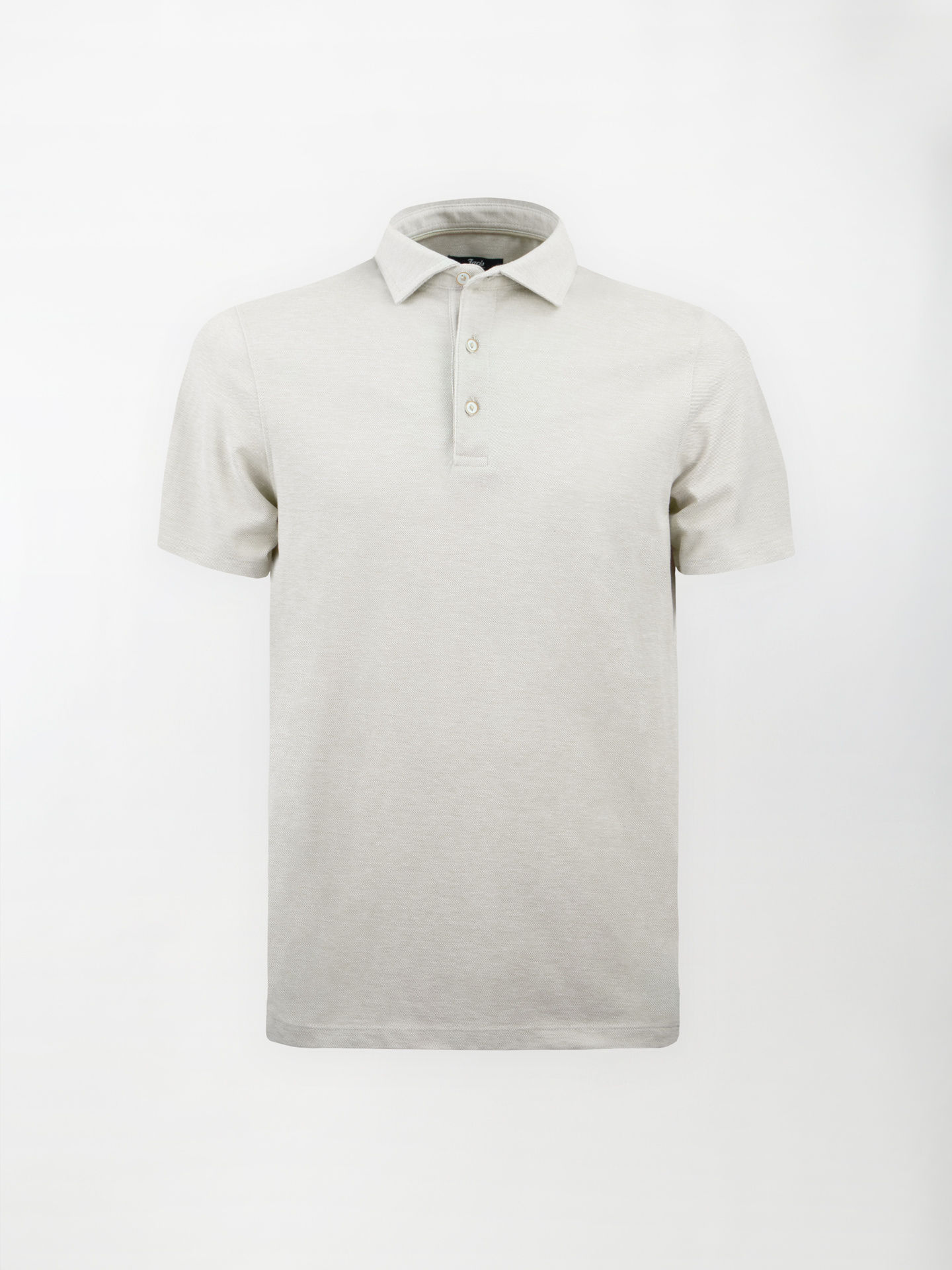 Polo in cotone Oxford - color Beige Melange