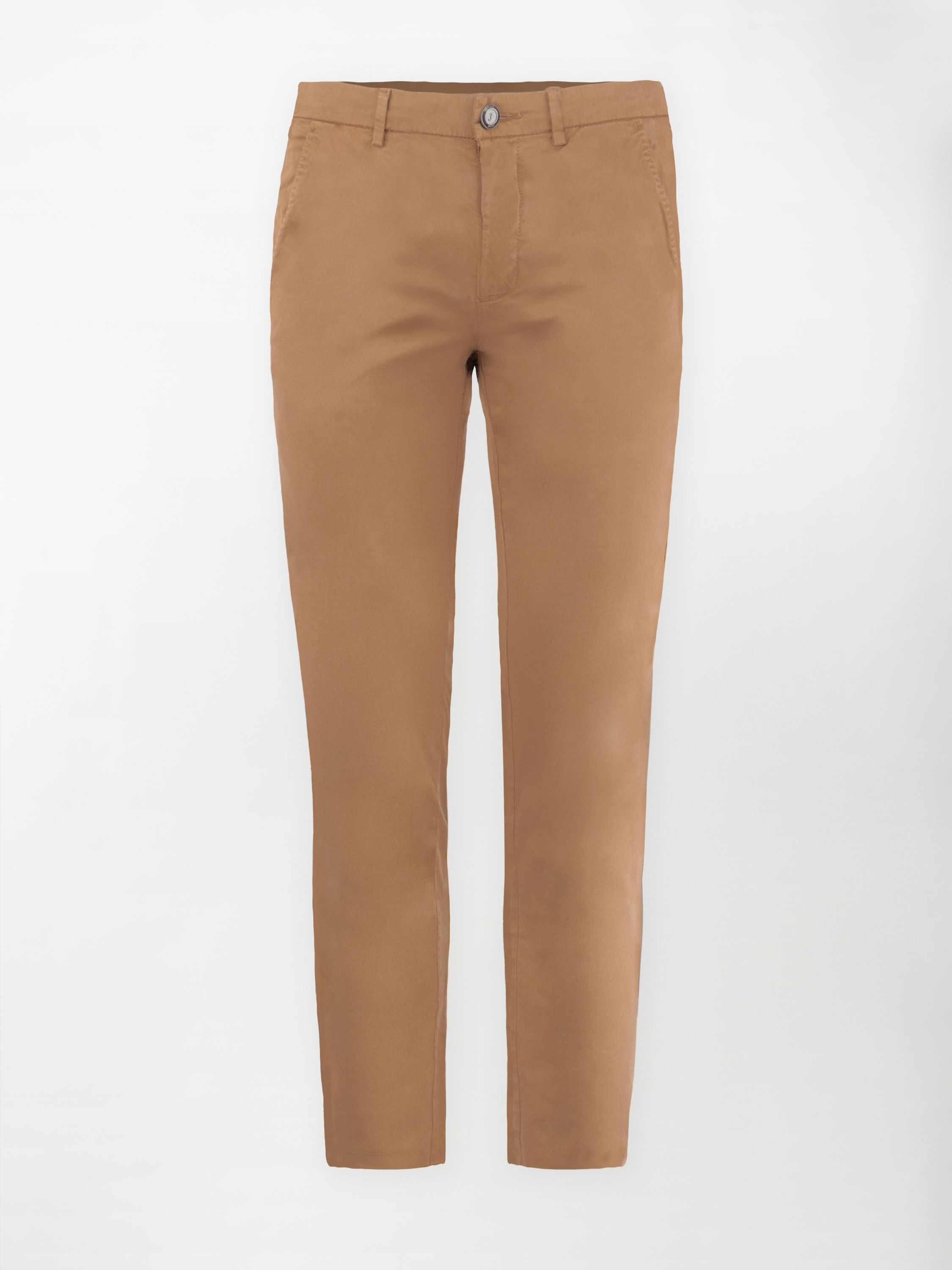 Pantalone Chino Daily Regular in Cotone Elasticizzato - Color Tegola