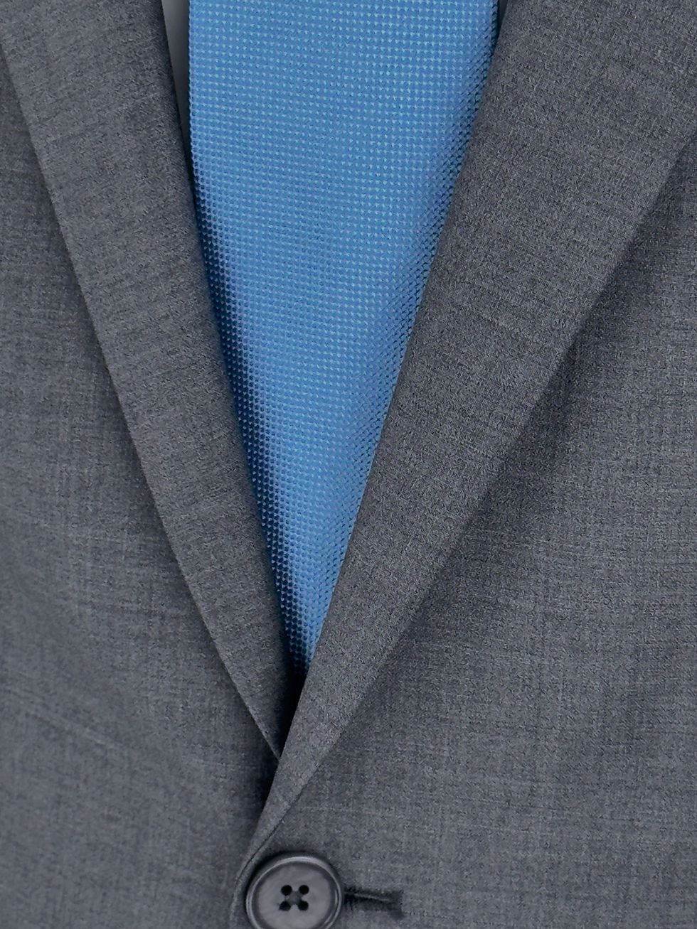 Miniatura: Abito Dukatholl® in Lana Stretch mod. Roma - Grigio Canna di Fucile | Slim fit