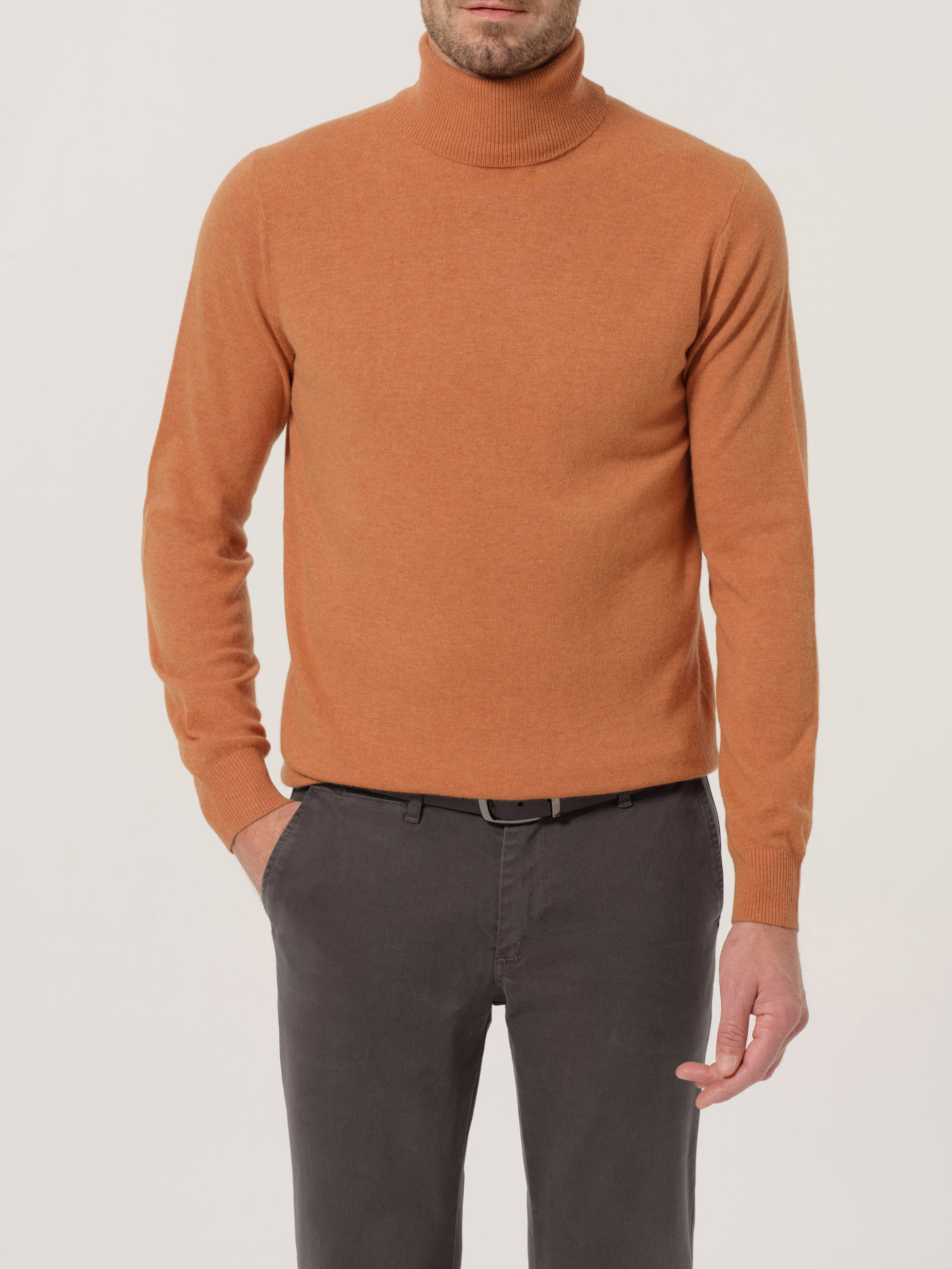 Maglia Dolcevita Zucca in misto Cashmere