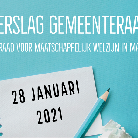 Verslag gemeenteraad en raad voor maatschappelijk welzijn van 28 januari 2021