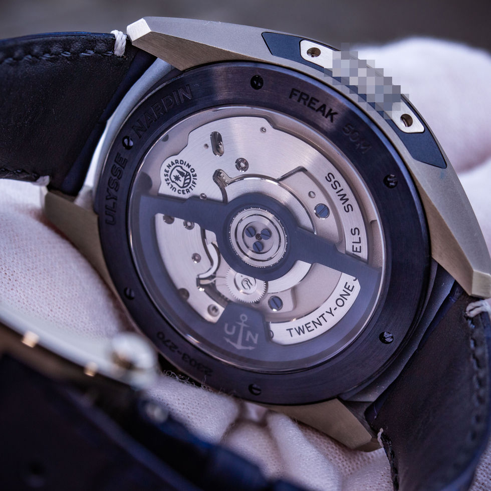 Ulysse Nardin Freak X case back