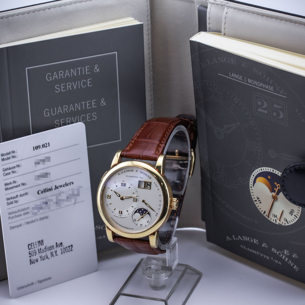 A. Lange & Sohne 109.021 With Papers