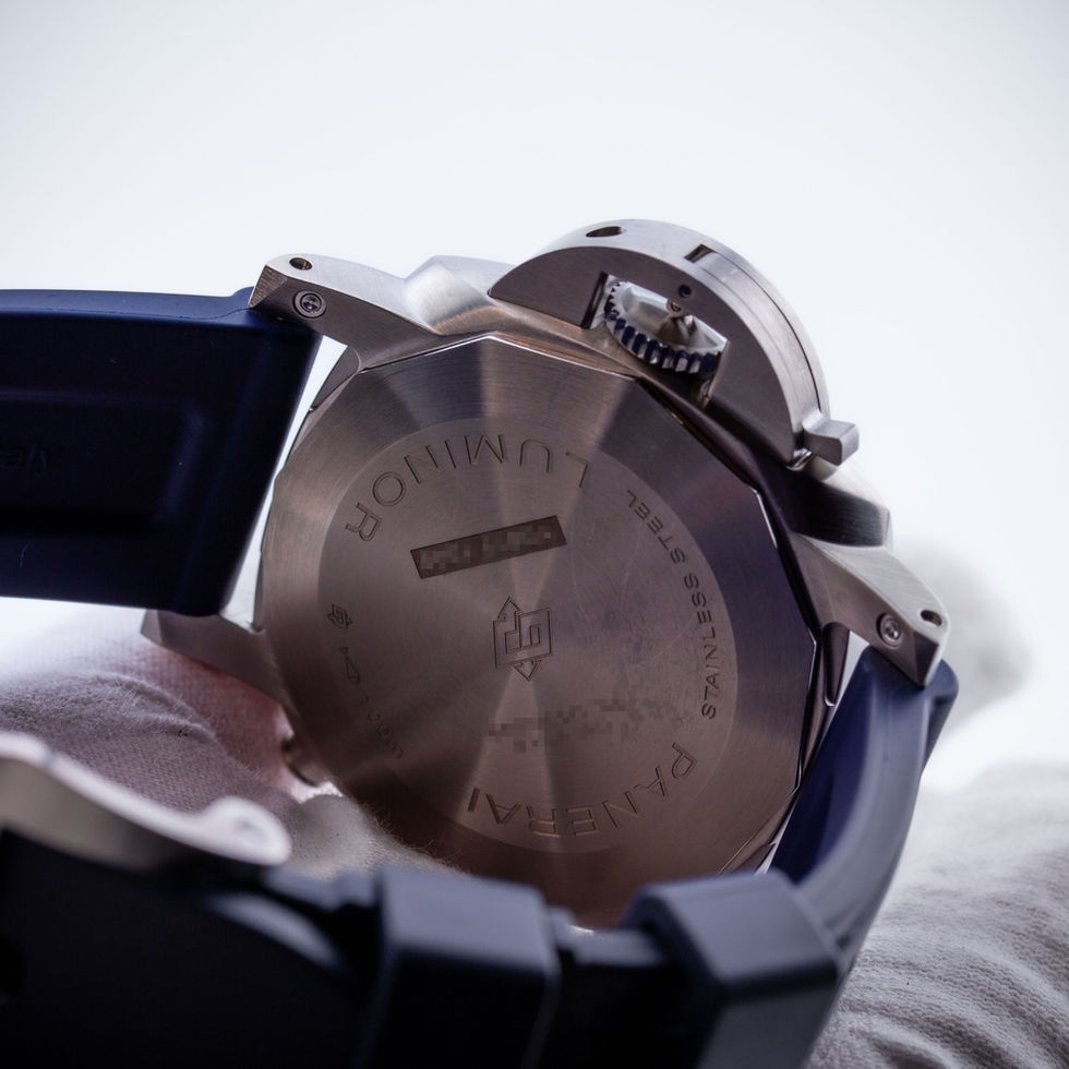 Panerai Luminor Chronograph PAM01218 back of watch opposite side