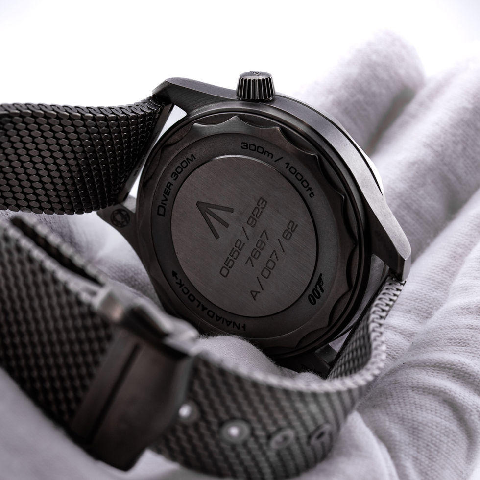 Omega No Time to Die Edition Caseback