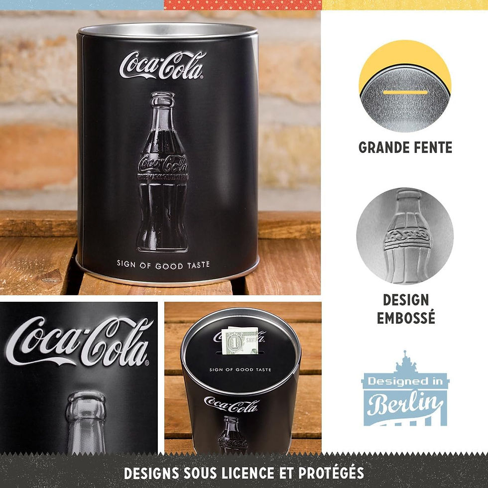 Tirelire cadeau Coca Cola Sign Of Good Taste
