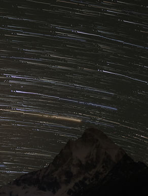 Star Trail at 14200 ft | Tapovan