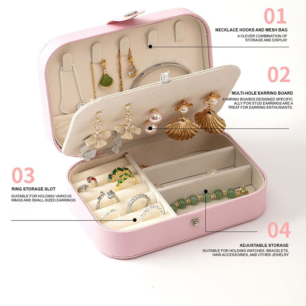 Thumbnail: Elegant Jewellery Organiser Case