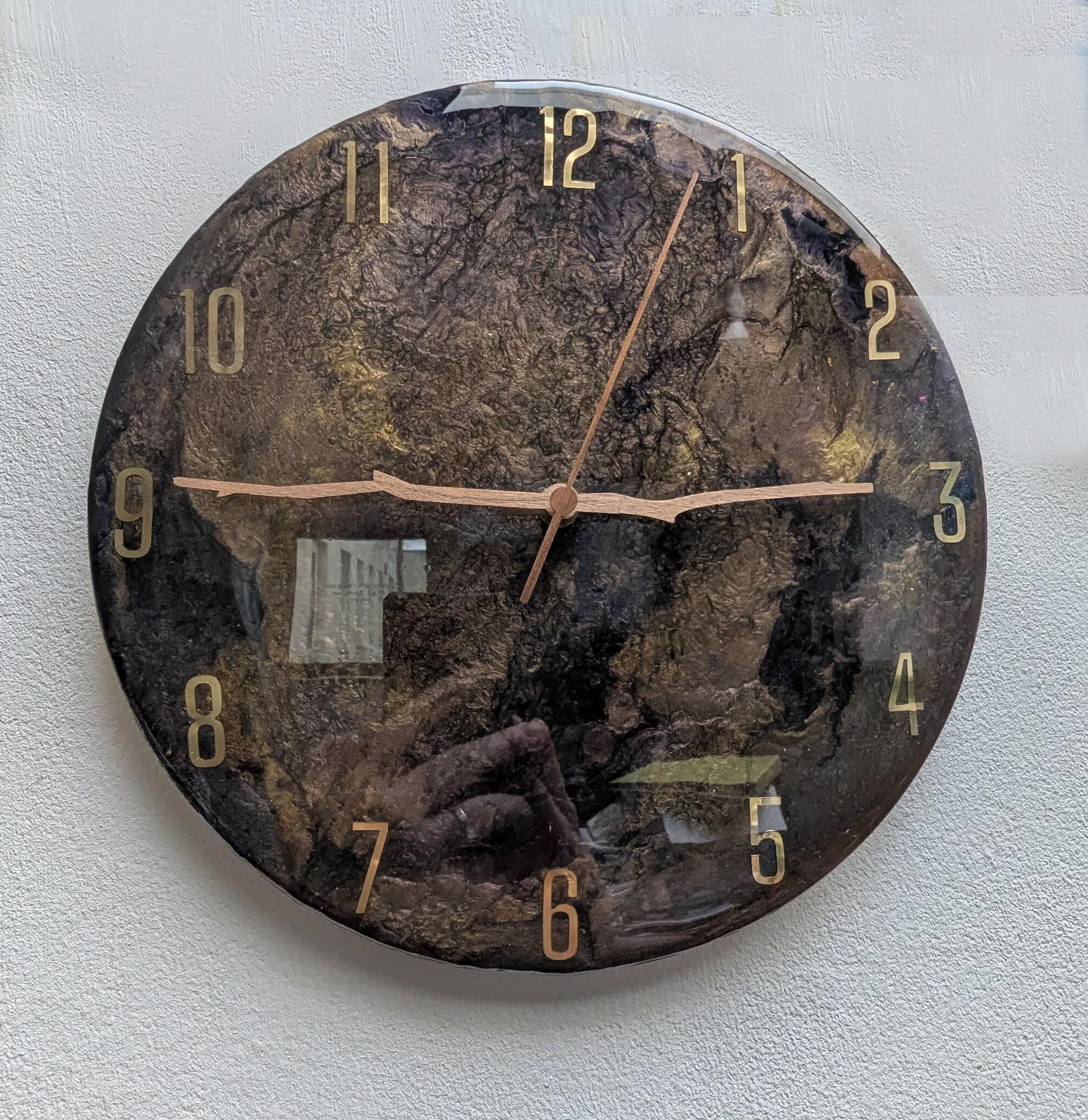 Wanduhr Epoxy Art  30cm