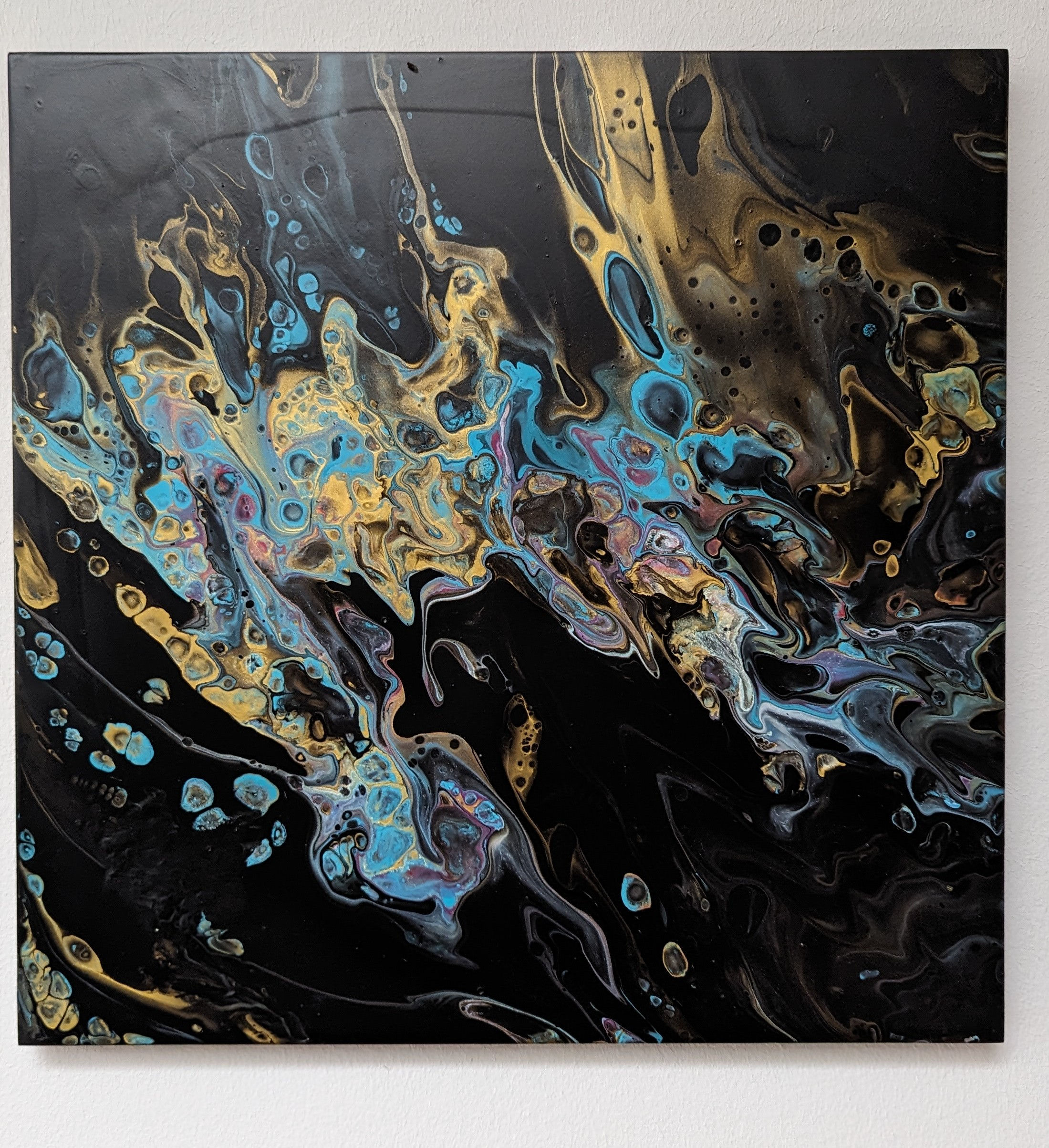 Wandbild ""Liquid" 40x40