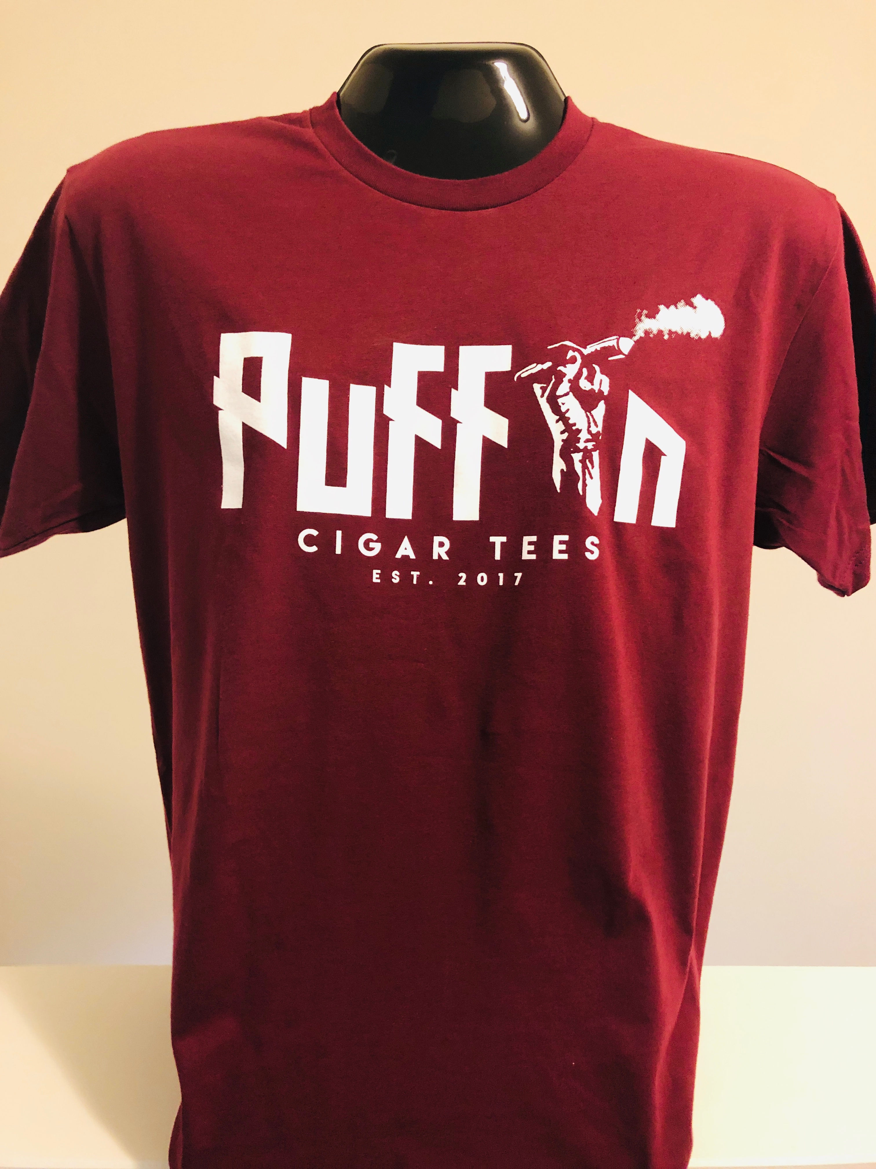 Maroon Tee w/White Hand Logo 